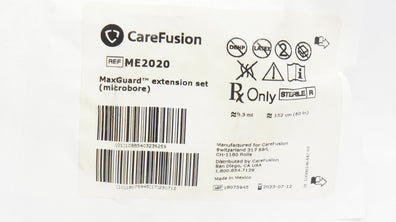 CareFusion ME2020 MaxGuard Extension Set (Microbore) 0.3ml x 60inch (Approx.)(x)
